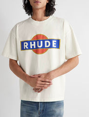 RHUDE Vintage Racer logo T-Shirt