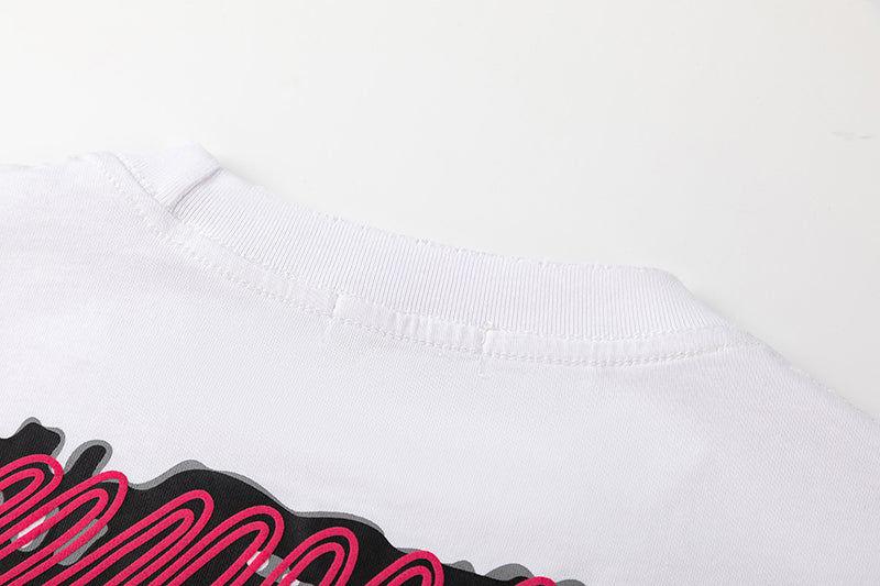 Off White Arrow Pattern Printed T-Shirt