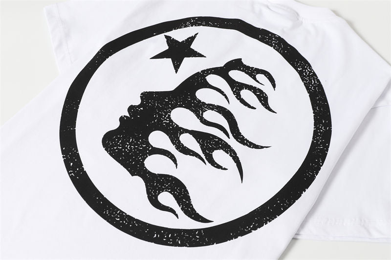 HELLSTAR Classic Lettering Rhinestone T-Shirt