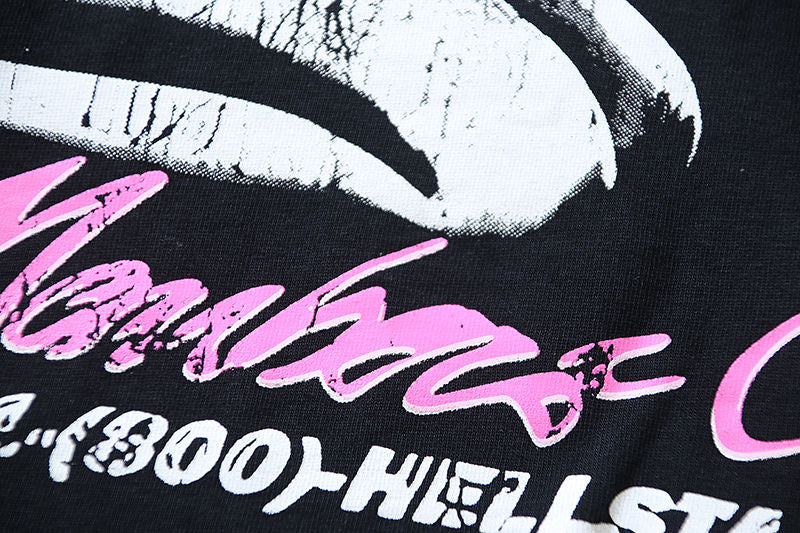 HELLSTAR Girls' Telephone Print T-shirt