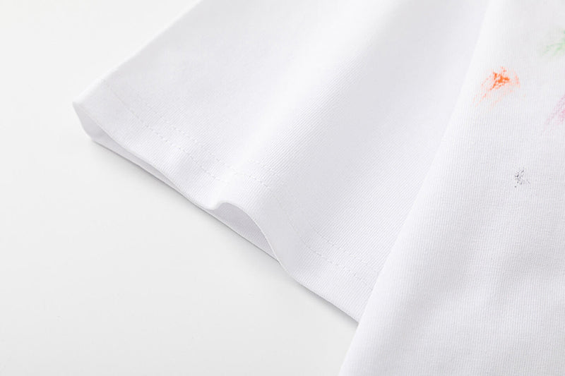 Off White Arrow Pattern Printed T-Shirt