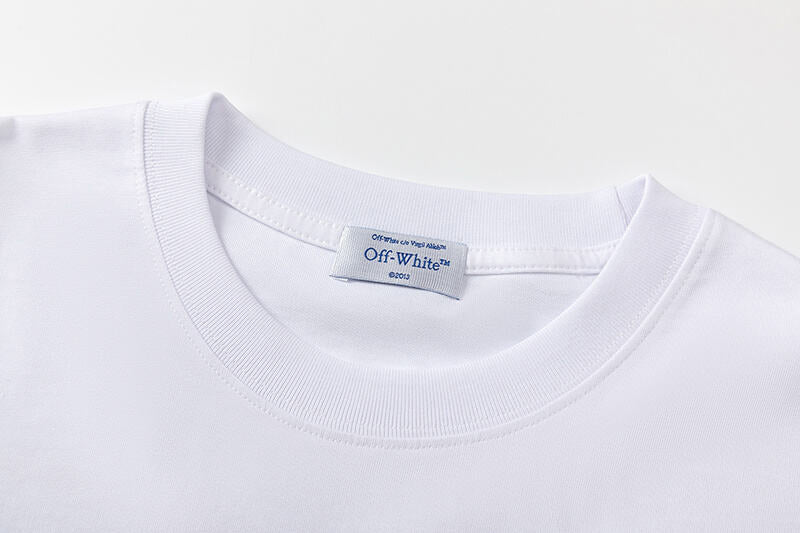 Off White Arrow Pattern Printed T-Shirt