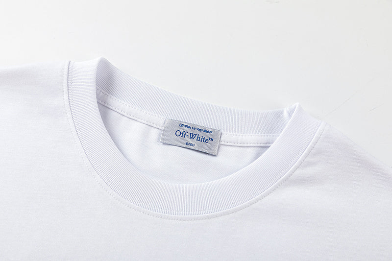 Off White Logo Pattern Printed T-Shirt