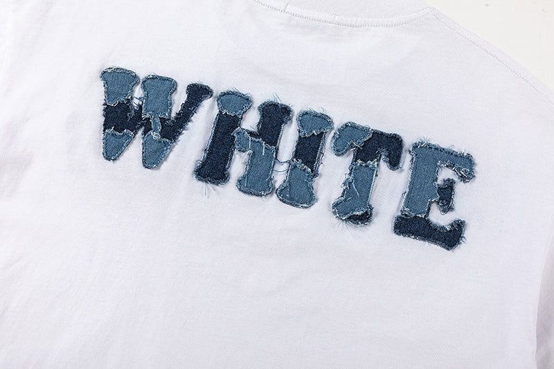 Off White Logo Pattern Printed T-Shirt