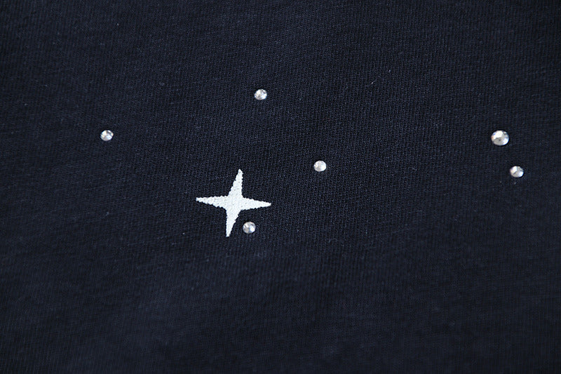 HELLSTAR Washed Old Rhinestone T-shirt