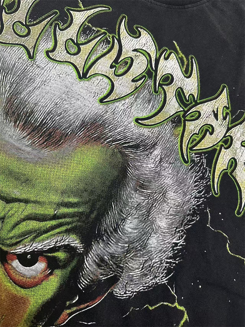 HELLSTAR Green Old Man T-Shirt