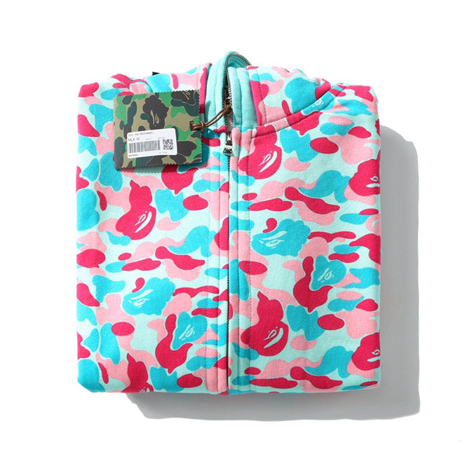 Bape miami 4th anniversary shark full zip double hoodie