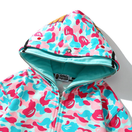 Bape miami 4th anniversary shark full zip double hoodie