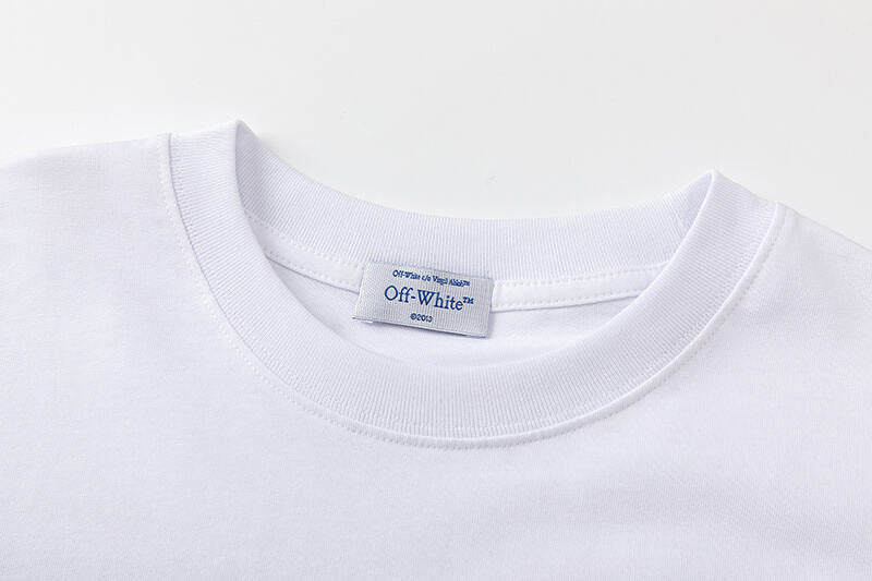 Off White Arrow Pattern Printed T-Shirt