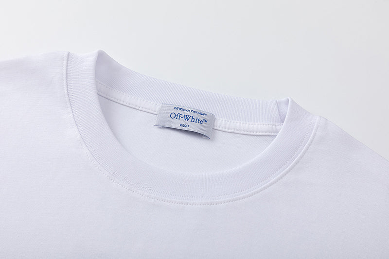 Off White Logo Pattern Printed T-Shirt