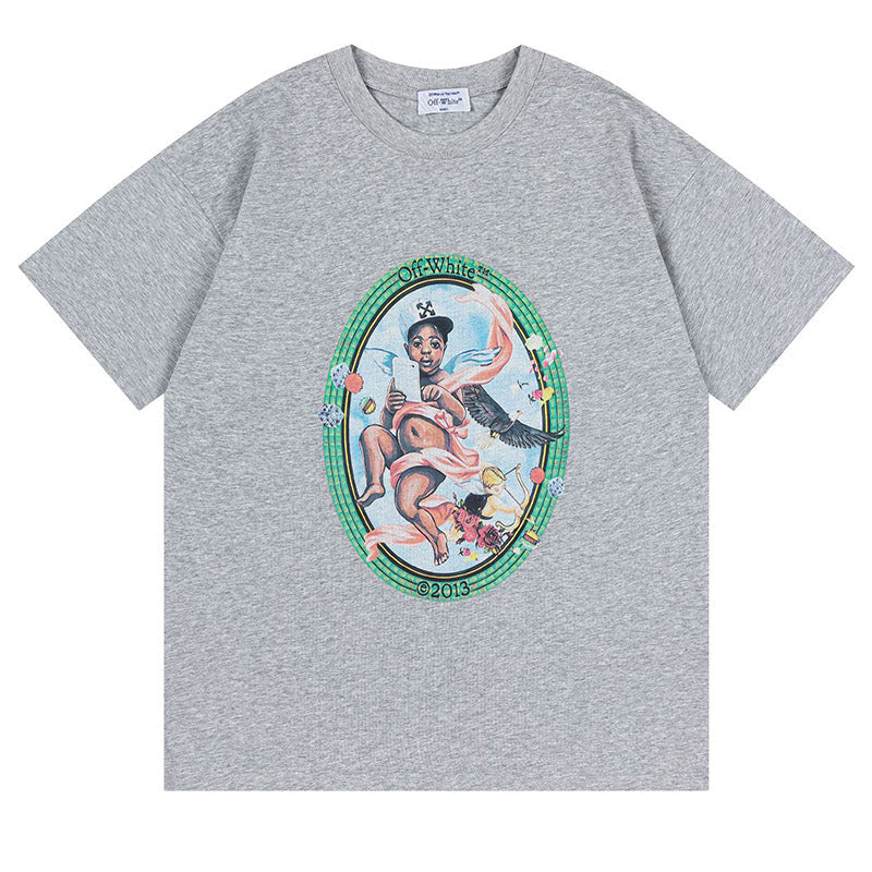 OFF WHITE Fresco Oval T-Shirts