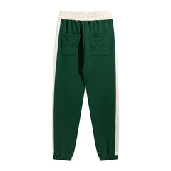 RHUDE color-block embroidered drawstring track pants