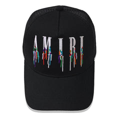 AMIRI color splash paint new color cap sun hat