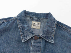 Gallery Dept Embroidered Logo Denim Jacket