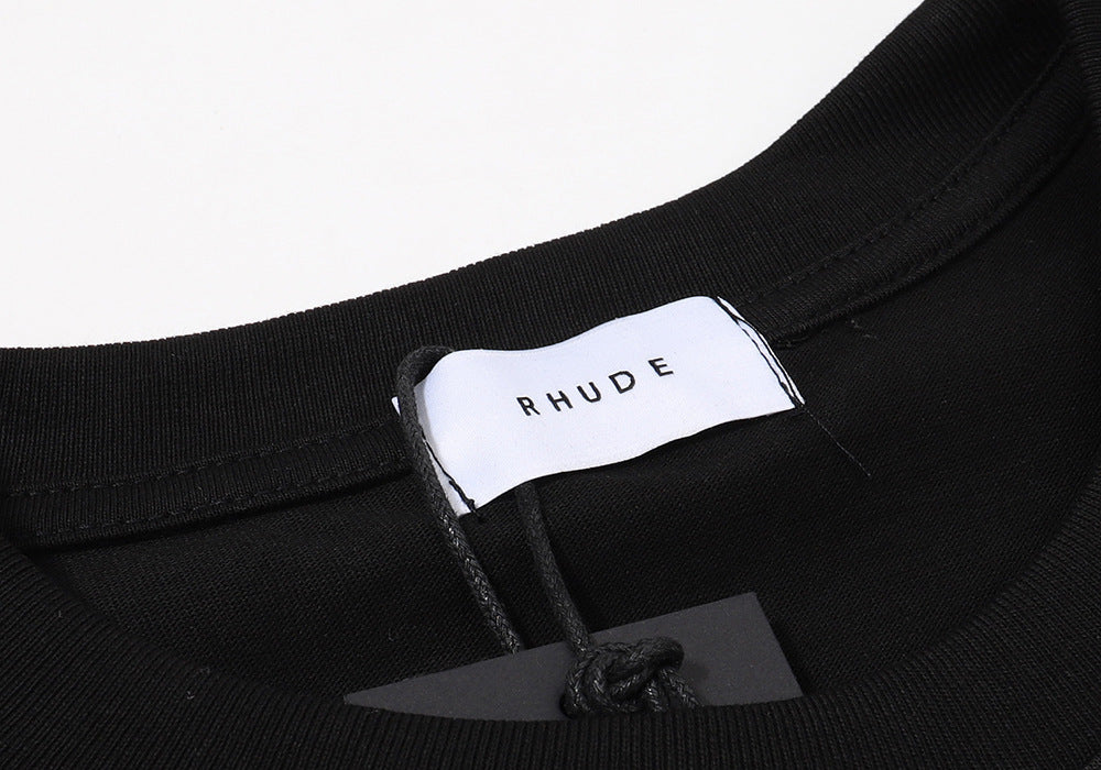 RHUDE Moroccan LOGO print T-Shirt