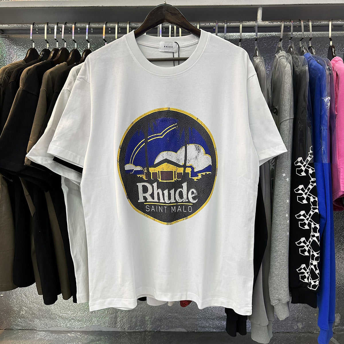 RHUDE Yacht Club Cotton T-shirt