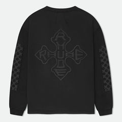 RHUDE Raised-Logo Cotton Sweatshirt