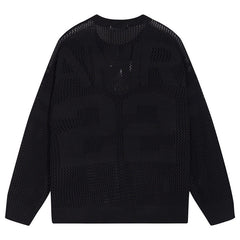 AMIRI 22 Crew Open Stitch Sweaters