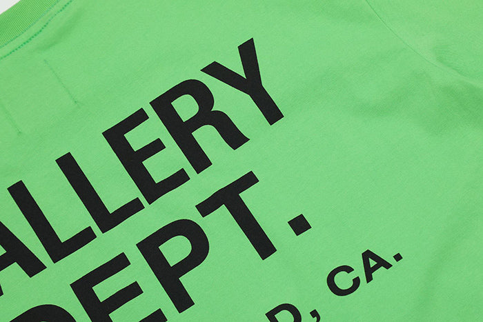 Gallery Dept Green Cotton T-Shirt