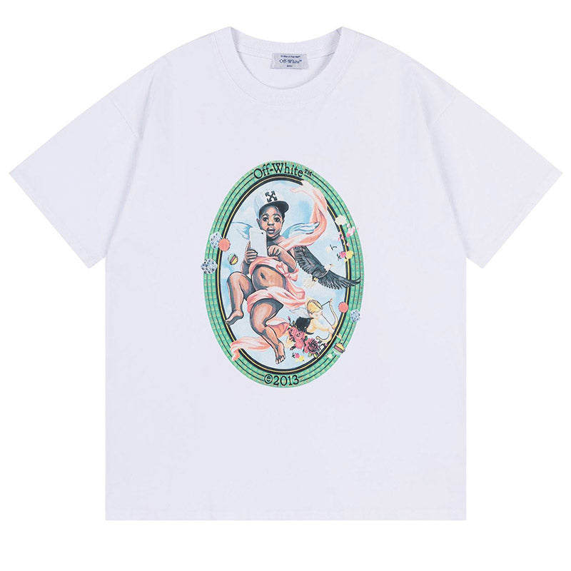 OFF WHITE Fresco Oval T-Shirts