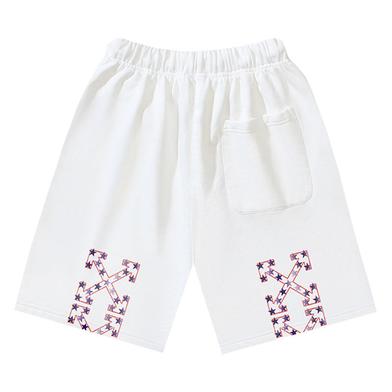 Off-White Logo Arrows Printed Shorts