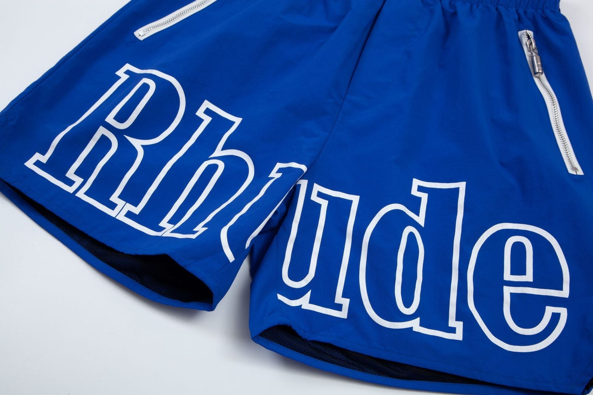 RHUDE Logo Beach Shorts