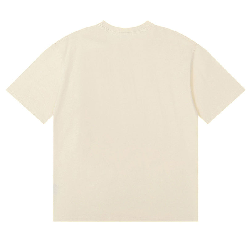 RHUDE Warning Logo Cotton Short-Sleeve T-Shirts