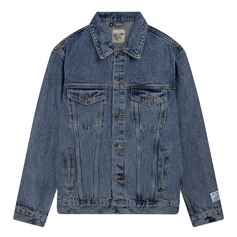 Gallery Dept Embroidered Logo Denim Jacket