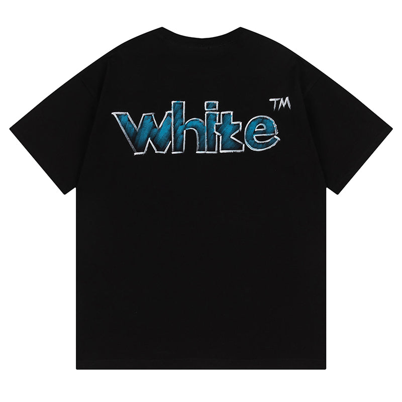 Off White Logo Pattern Printed T-Shirt
