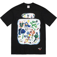 Supreme Yohji Yamamoto Graffiti Print T-Shirt