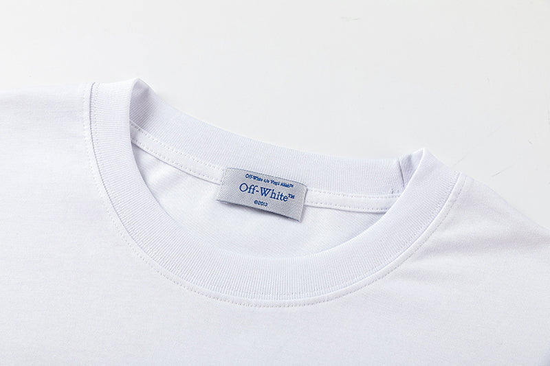 Off White Logo Pattern Printed T-Shirt