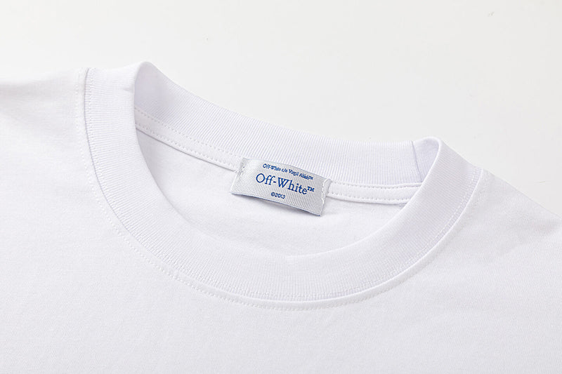 Off White Arrow Pattern Printed T-Shirt