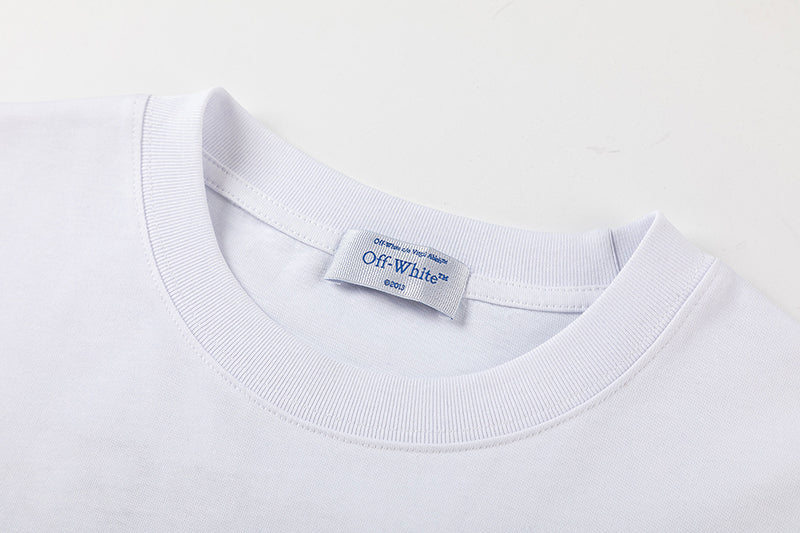 Off White Logo Pattern Printed T-Shirt