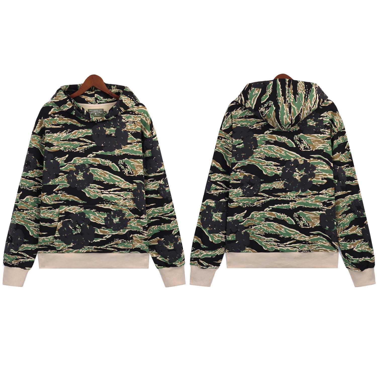 Denim Tears Cotton Wreath Camouflage Hoodie