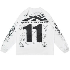 Hellstar terry fabric Long Sleeve Tee