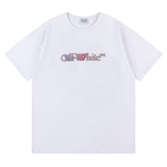Off White Logo Pattern Printed T-Shirt