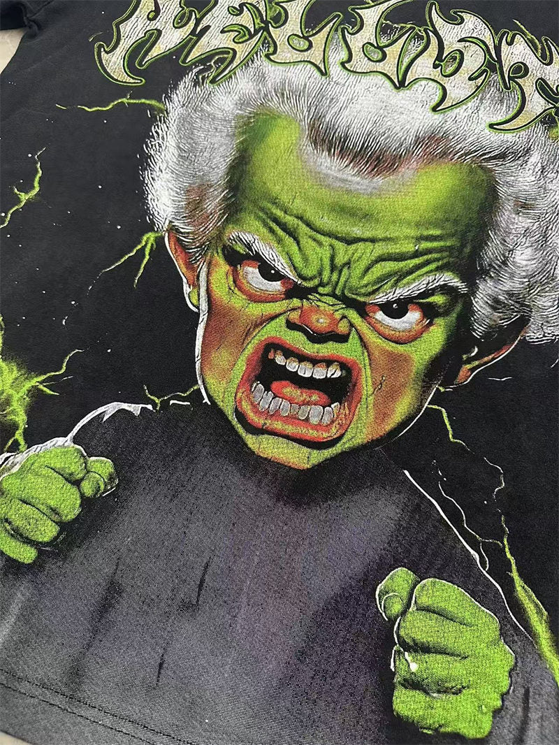 HELLSTAR Green Old Man T-Shirt