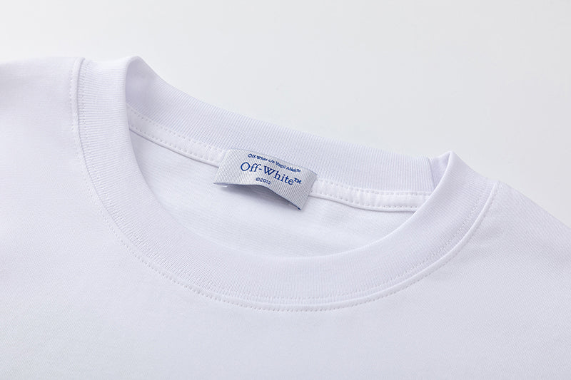 Off White Logo Pattern Printed T-Shirt