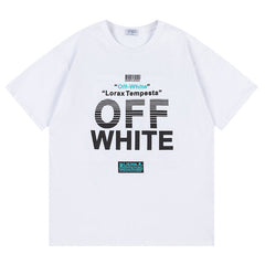 Off White Logo Pattern Printed T-Shirt