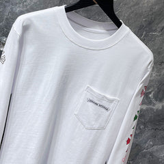 Chrome Hearts Long Sleeve T-Shirt White #8685