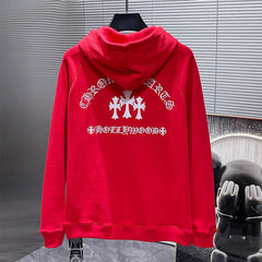 Chrome Hearts Hoodie Red  #8622