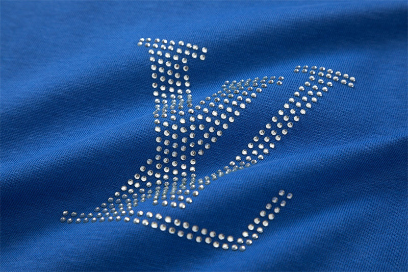 Louis Vuitton Crystal Diamond T-Shirt Oversized