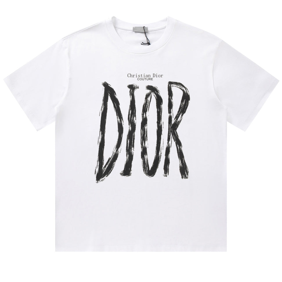 Dior Letter Print T-Shirt Oversize