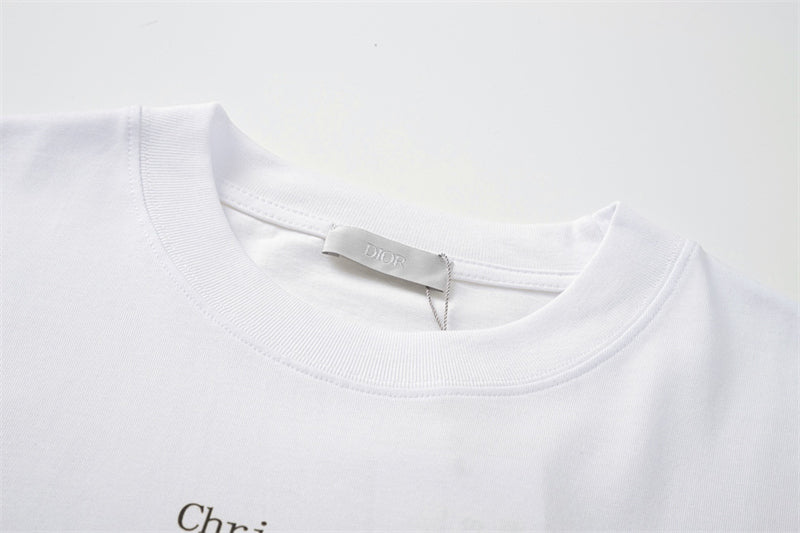 Dior Letter Print T-Shirt Oversize