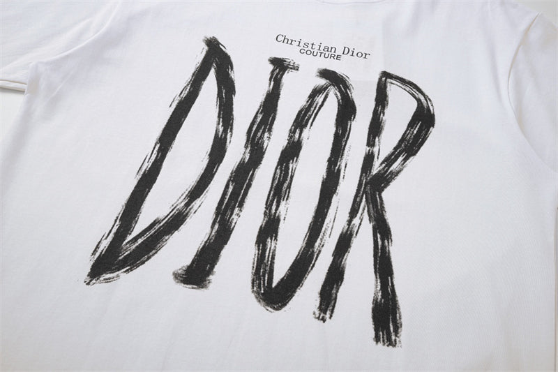 Dior Letter Print T-Shirt Oversize