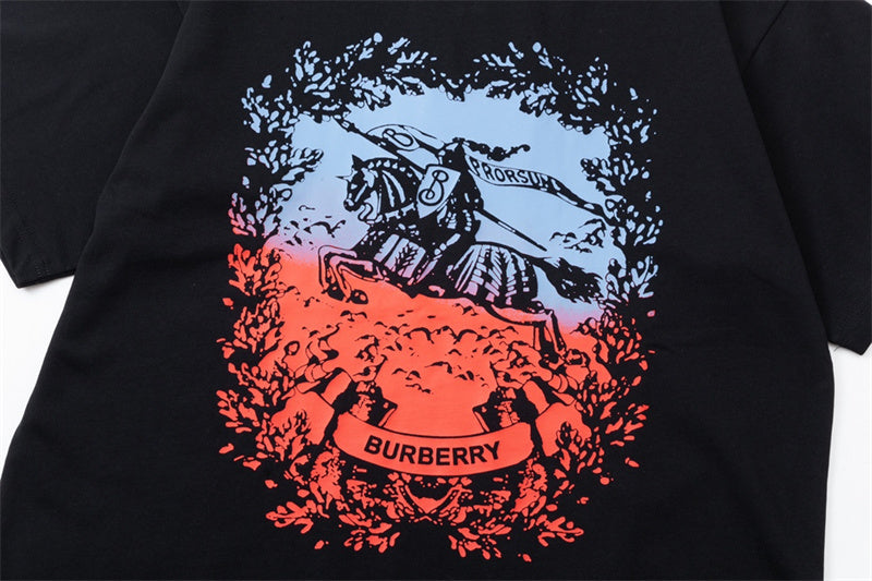 Burberry War Horse Knight Print T-shirt Oversize