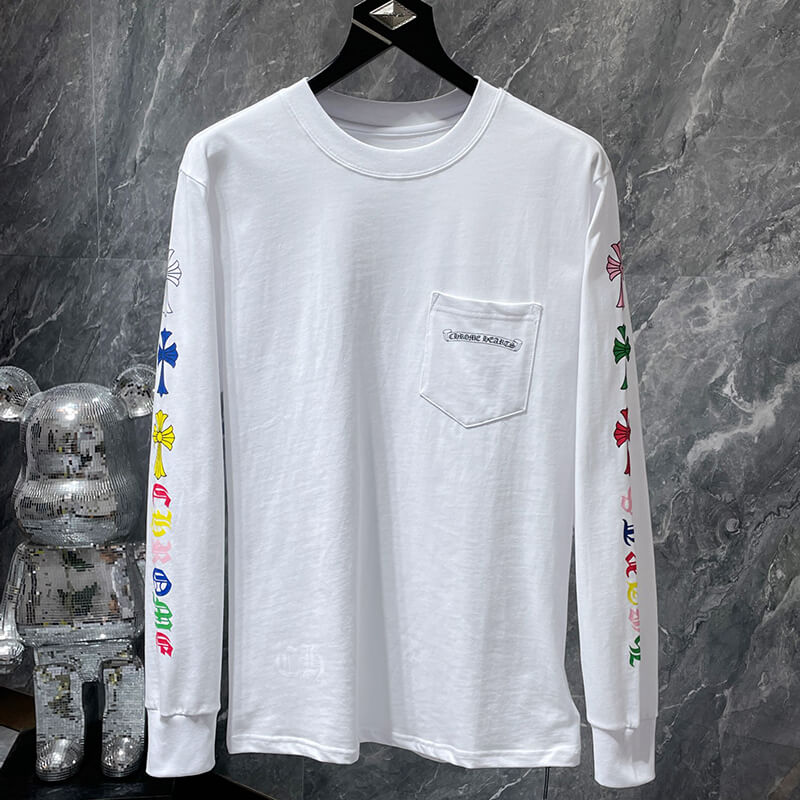 Chrome Hearts Long Sleeve T-Shirt White #8685