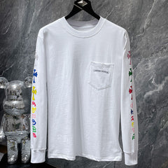 Chrome Hearts Long Sleeve T-Shirt White #8685