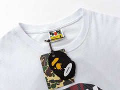 BAPE Stroke Camo By Bathing Big Ape Head T-Shirt