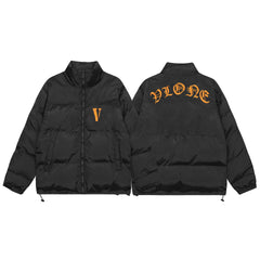 VLONE solid color stand collar cotton jacket